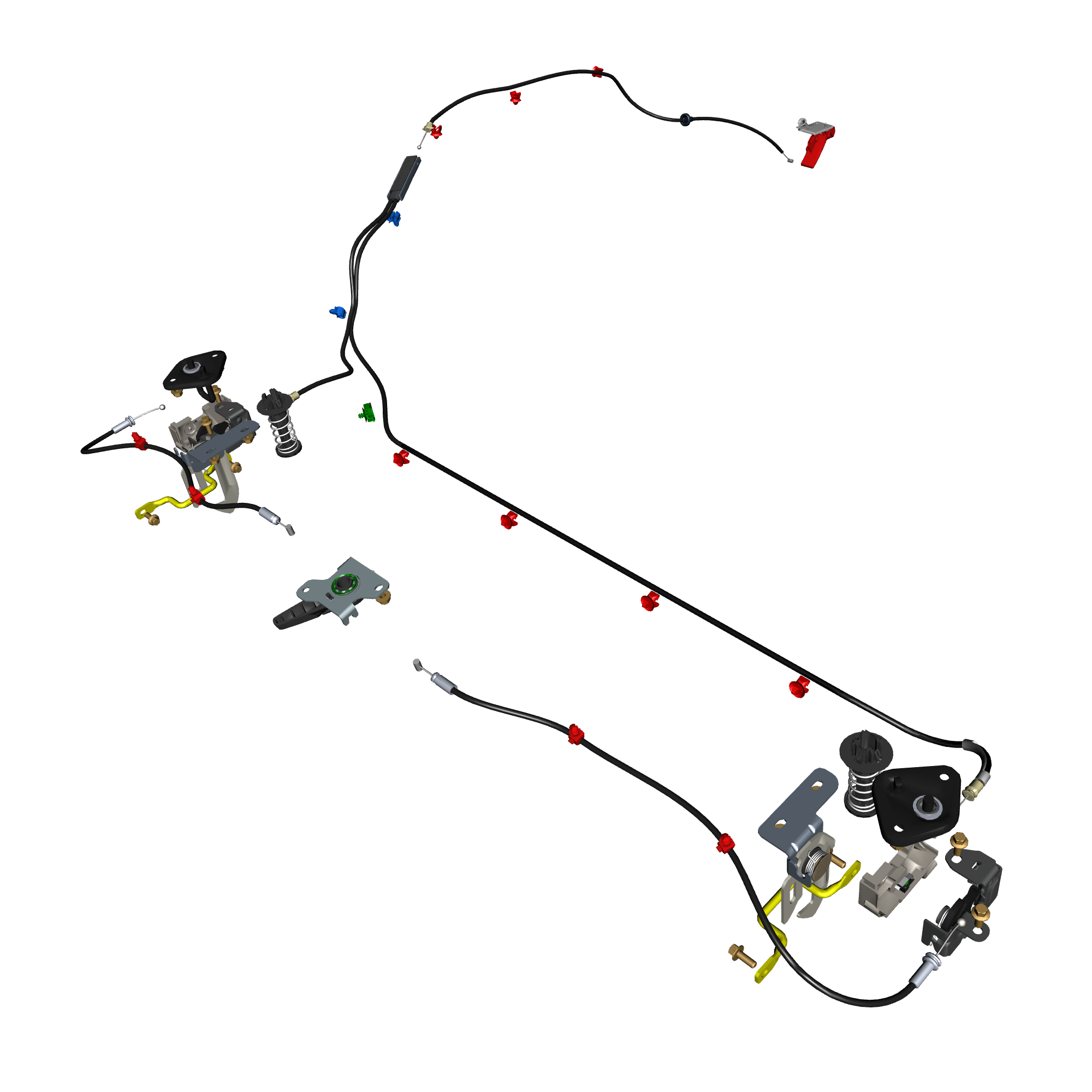 car: DBX,item_no: nan,quantity: 2,reference: DBX_PartsCatalogue-310904 Bonnet Latch System