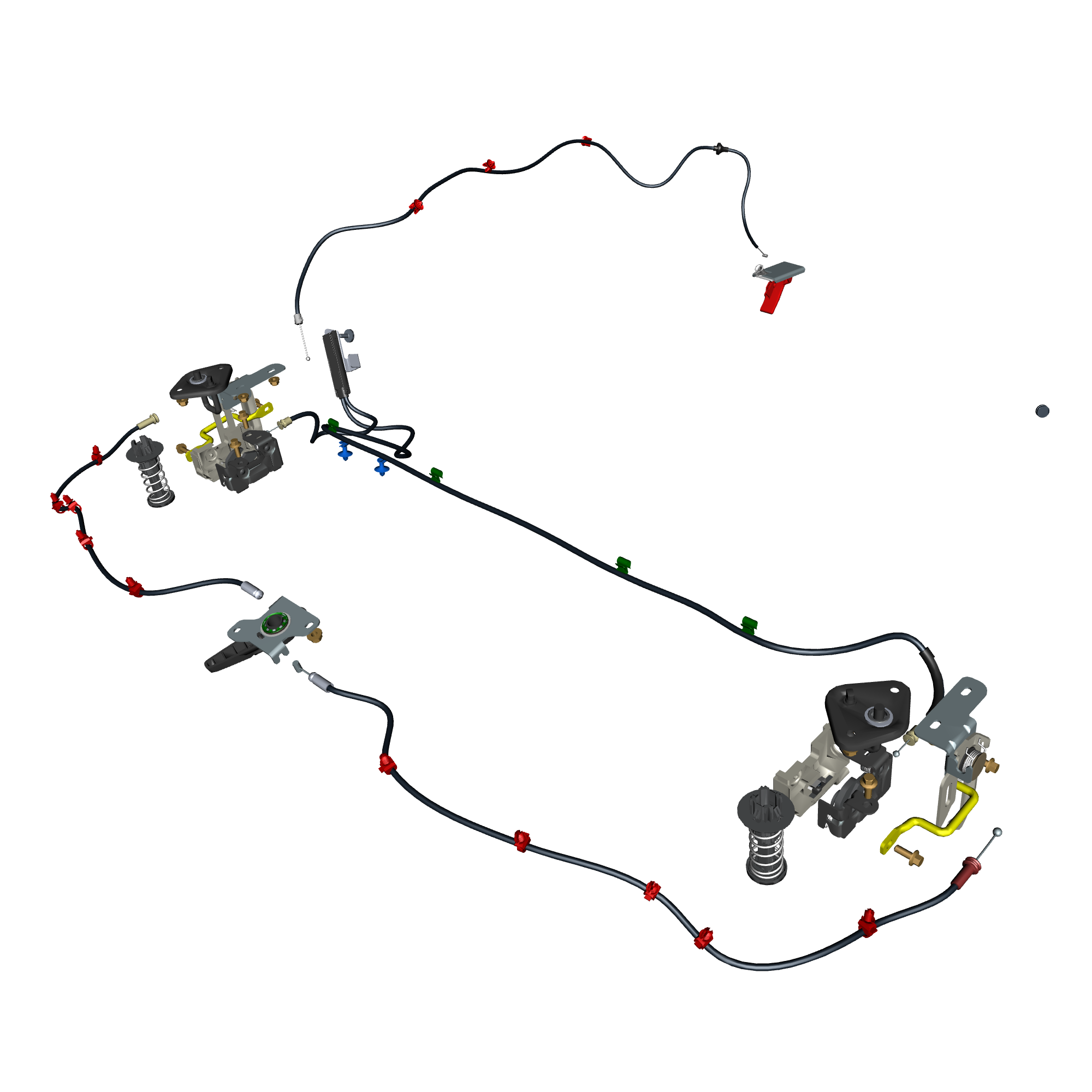 car:vanquish,item_no:,quantity:2.0,reference:vanquish_25_partscatalogue-011403 bonnet latch system