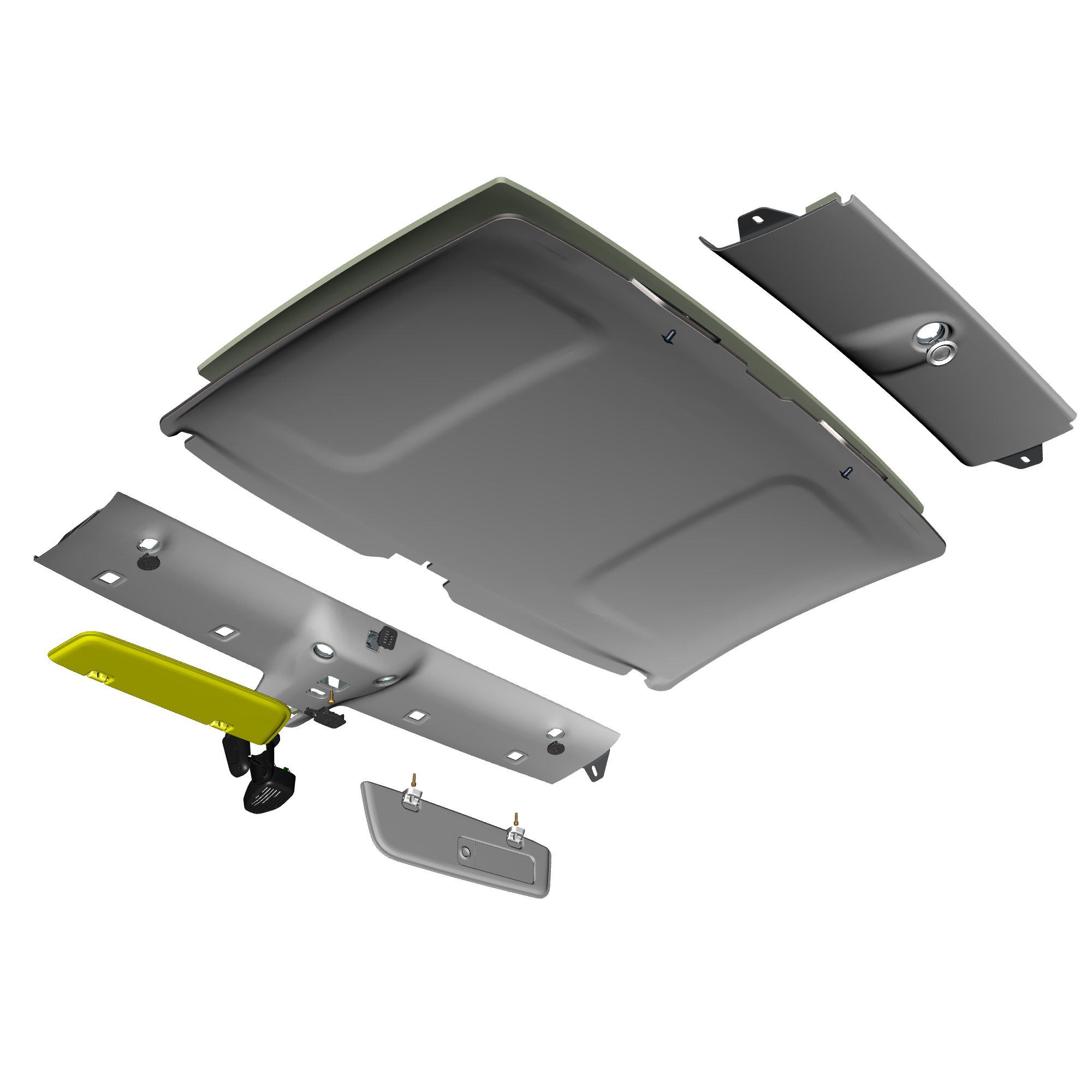 car: VALOUR,item_no: nan,quantity: 1,reference: VALOUR_PartsCatalogue-010503-10 Headliner Assembly