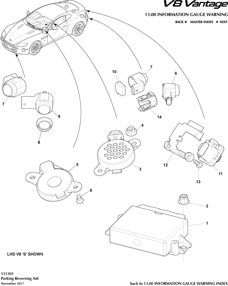 car: VANTAGE V8,item_no: -,quantity: 1,reference: VANTAGE_V8_00-00-VANTAGE_V8_131301
