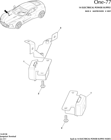 car: ONE-77,item_no: 1,quantity: 2,reference: ONE_77_00-00-ONE_77_14-0138