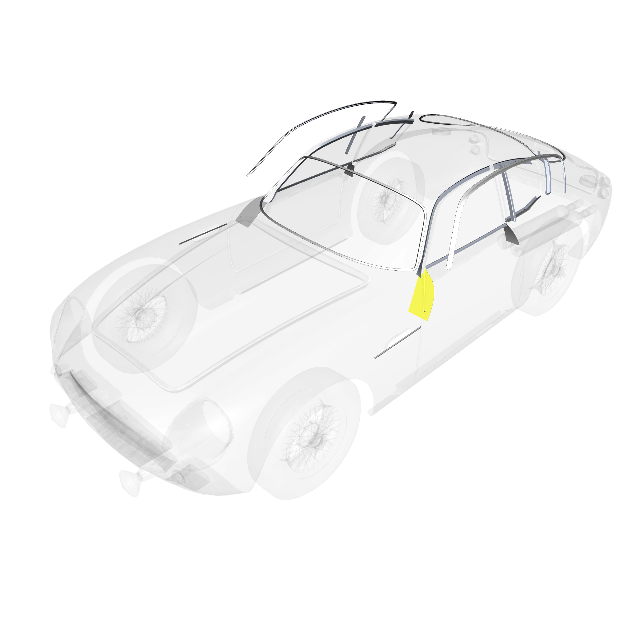 car: DB4 GTZ,item_no: nan,quantity: 1,reference: DB4GTZ_PartsCatalogue-010803-10 Body & Side Trim