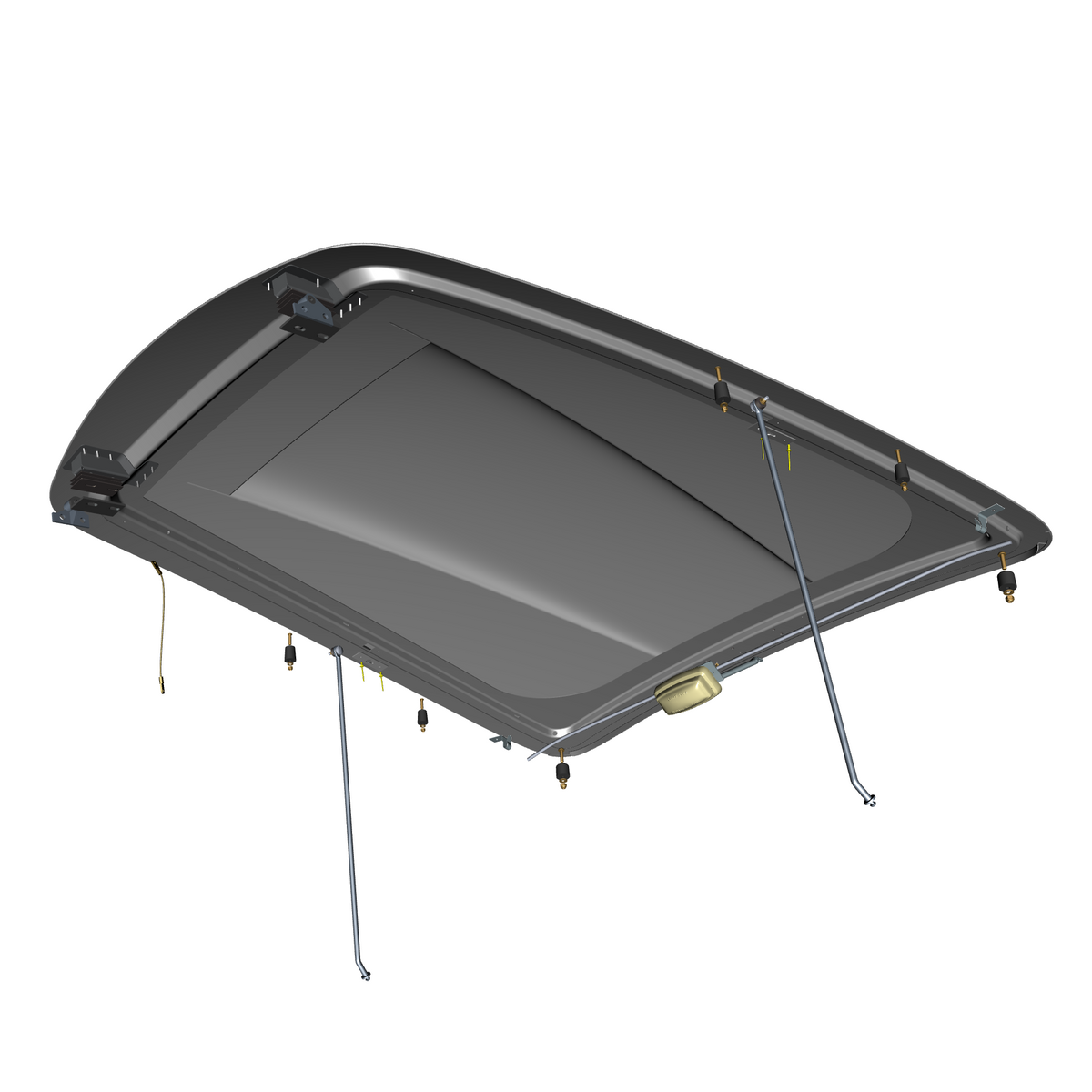 car:DB5 GF,item_no:,quantity:4,reference:DB5GF_PartsCatalogue-220100-10 Hood Assembly