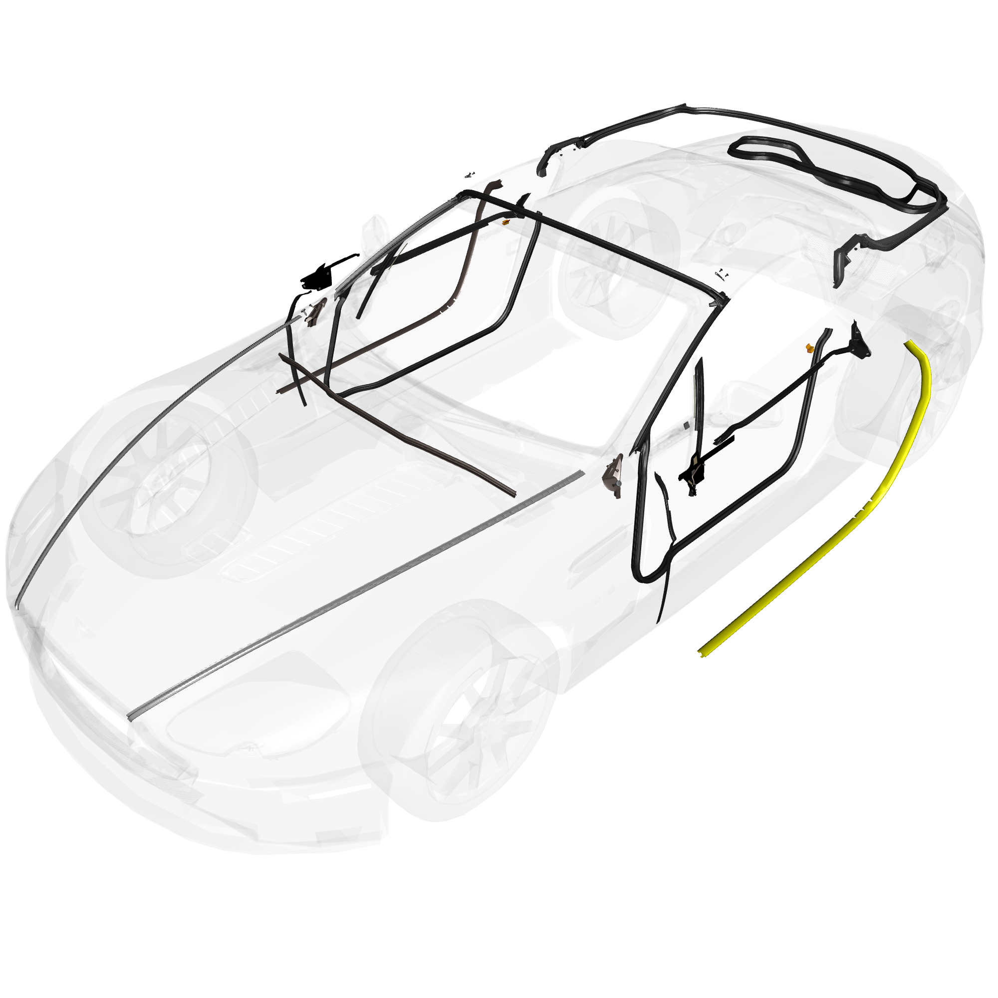 car:VANTAGE V12S,item_no:,quantity:1,reference:VANTAGE_V12S_PartsCatalogue-010702-B2 Dynamic Weatherstrips