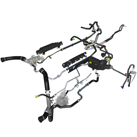 car:TARAF,item_no:,quantity:6,reference:TARAF_PartsCatalogue-030300-01 Coolant Hoses & Reservoir