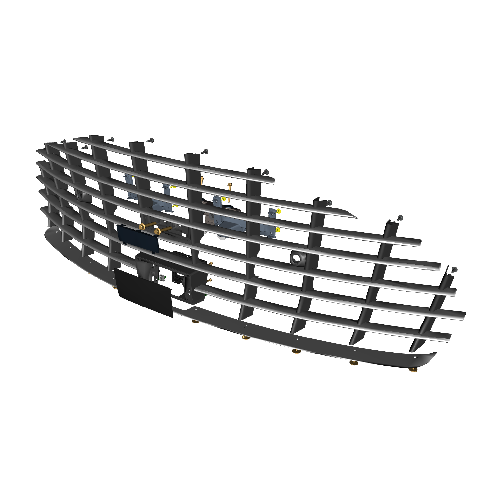 car:VANQUISH,item_no:,quantity:8.0,reference:VANQUISH_25_PartsCatalogue-010801 Radiator Grille