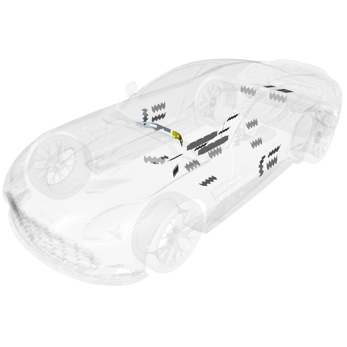 car: VANQUISH,item_no: nan,quantity: 1.0,reference: VANQUISH_25_PartsCatalogue-010602-03 Noise Insulation - Body