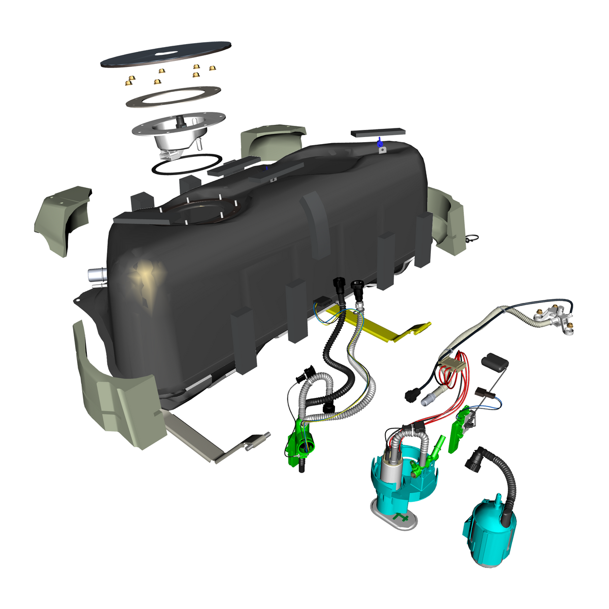 car:vanquish,item_no:,quantity:1,reference:vanquish_25_partscatalogue-100101 fuel tank assembly