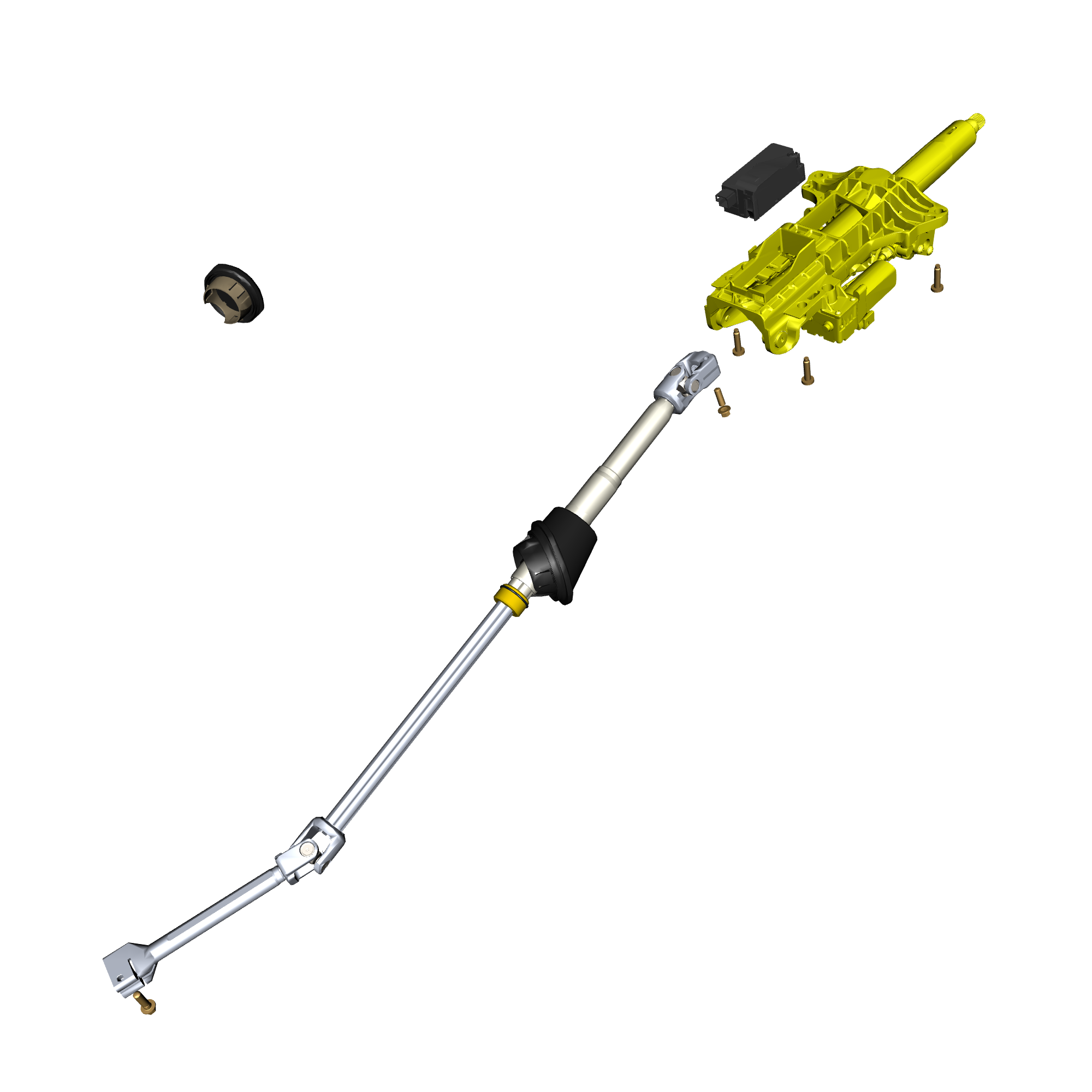 car: VANQUISH,item_no: nan,quantity: 1,reference: VANQUISH_25_PartsCatalogue-110402 Steering Column Assembly