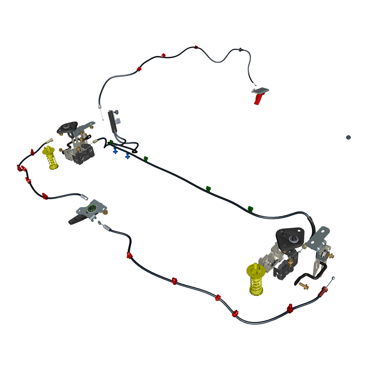 car: VANQUISH,item_no: nan,quantity: 2.0,reference: VANQUISH_25_PartsCatalogue-011403 Bonnet Latch System