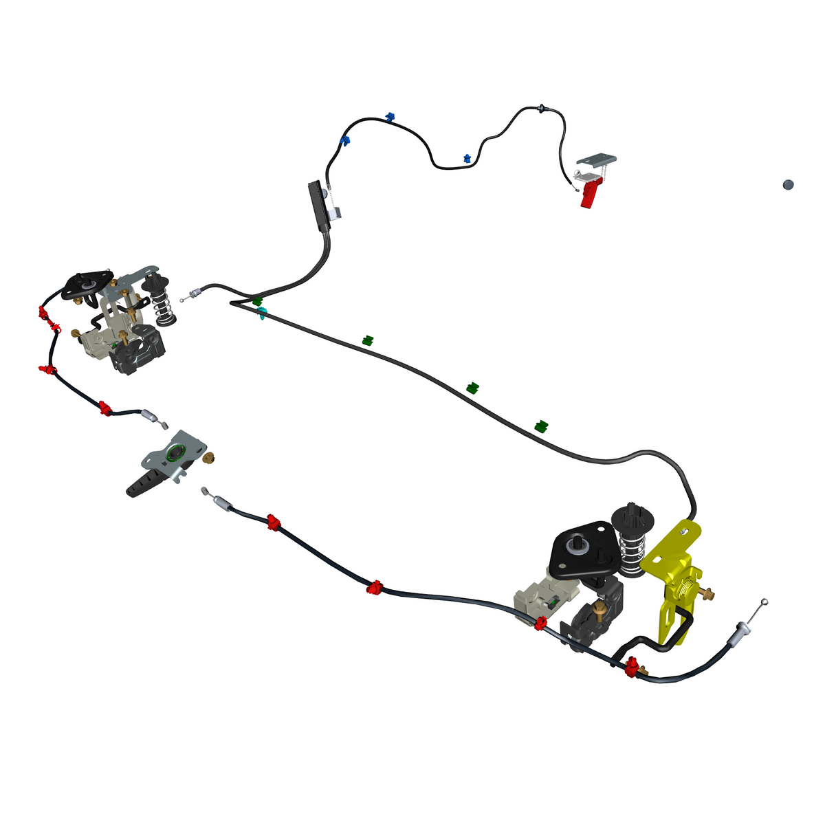 car: VANTAGE,item_no: nan,quantity: 1,reference: VANTAGE_25_PartsCatalogue-011403-10 Bonnet Latch System