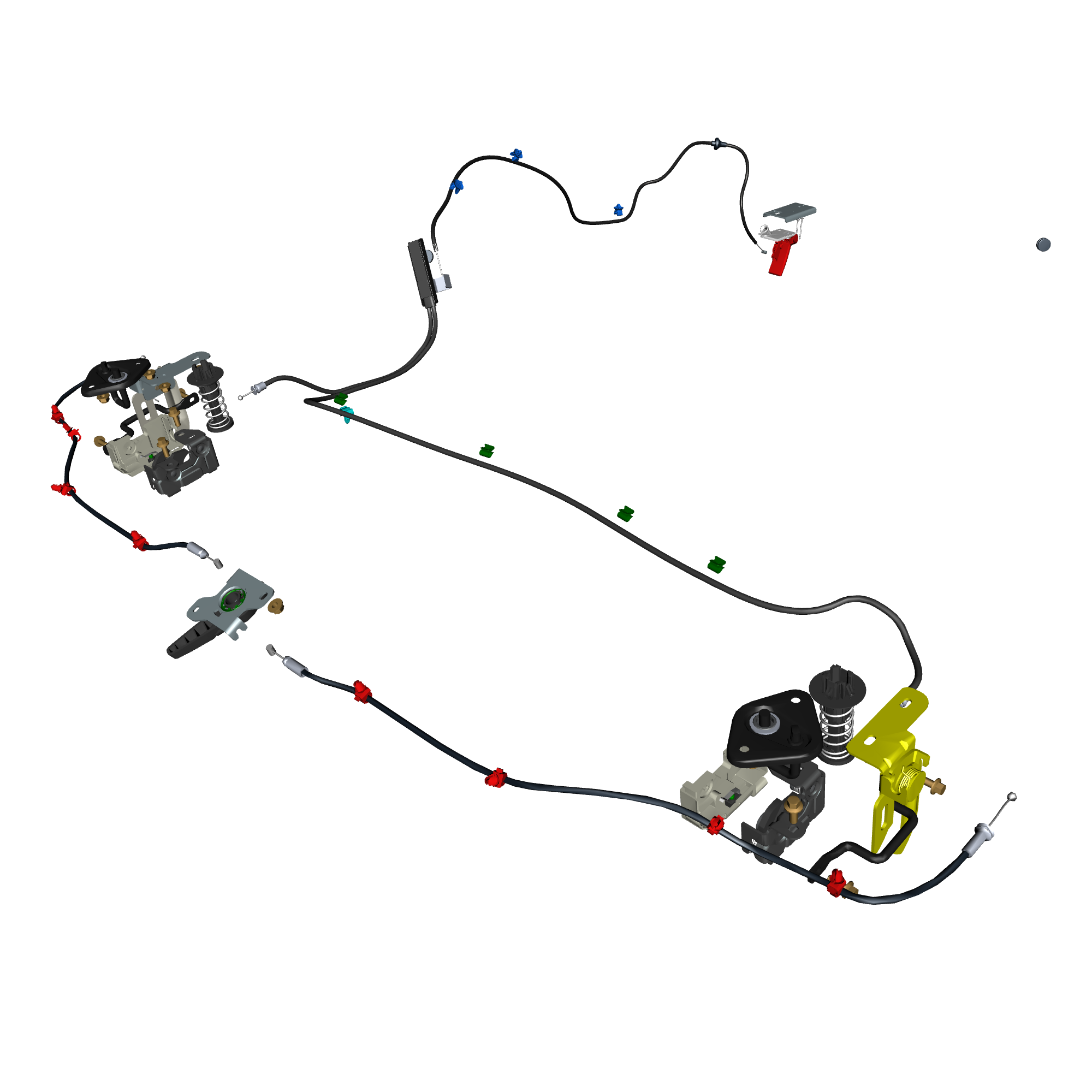 car: VANTAGE,item_no: nan,quantity: 1,reference: VANTAGE_25_PartsCatalogue-011403-10 Bonnet Latch System