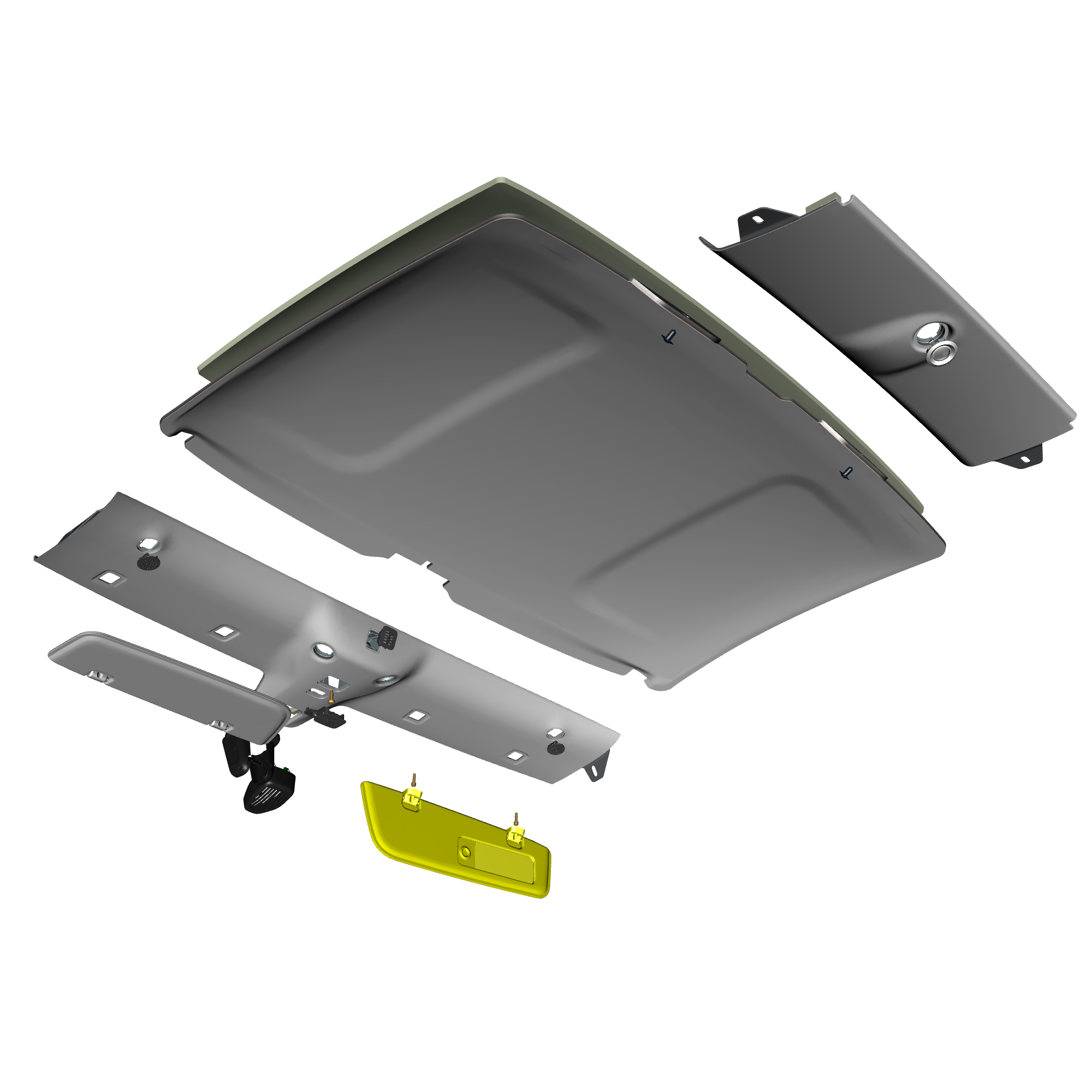 car: VALOUR,item_no: nan,quantity: 1,reference: VALOUR_PartsCatalogue-010503-10 Headliner Assembly
