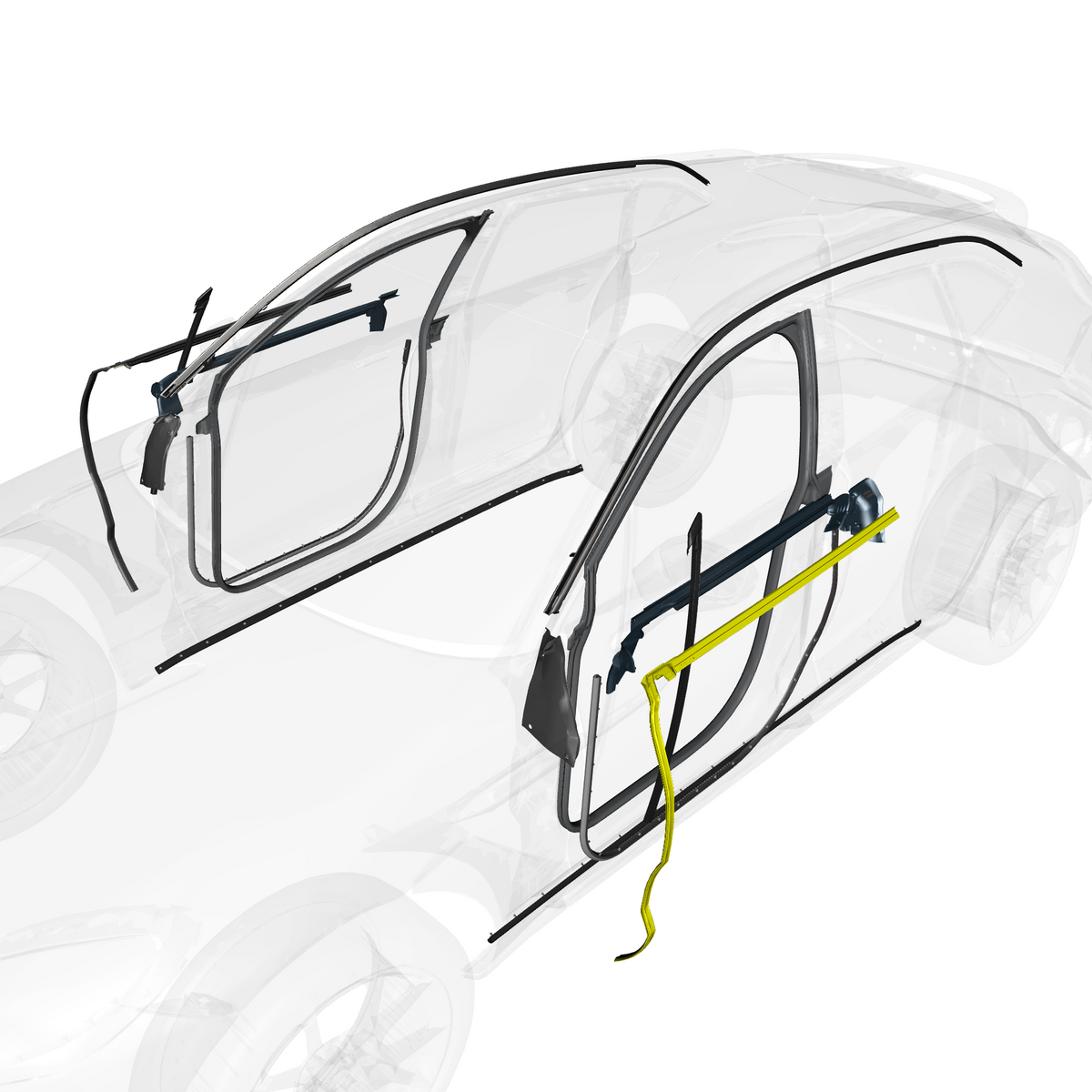 car:dbx,item_no:,quantity:1,reference:dbx_partscatalogue-310501-10 front door weatherstrip