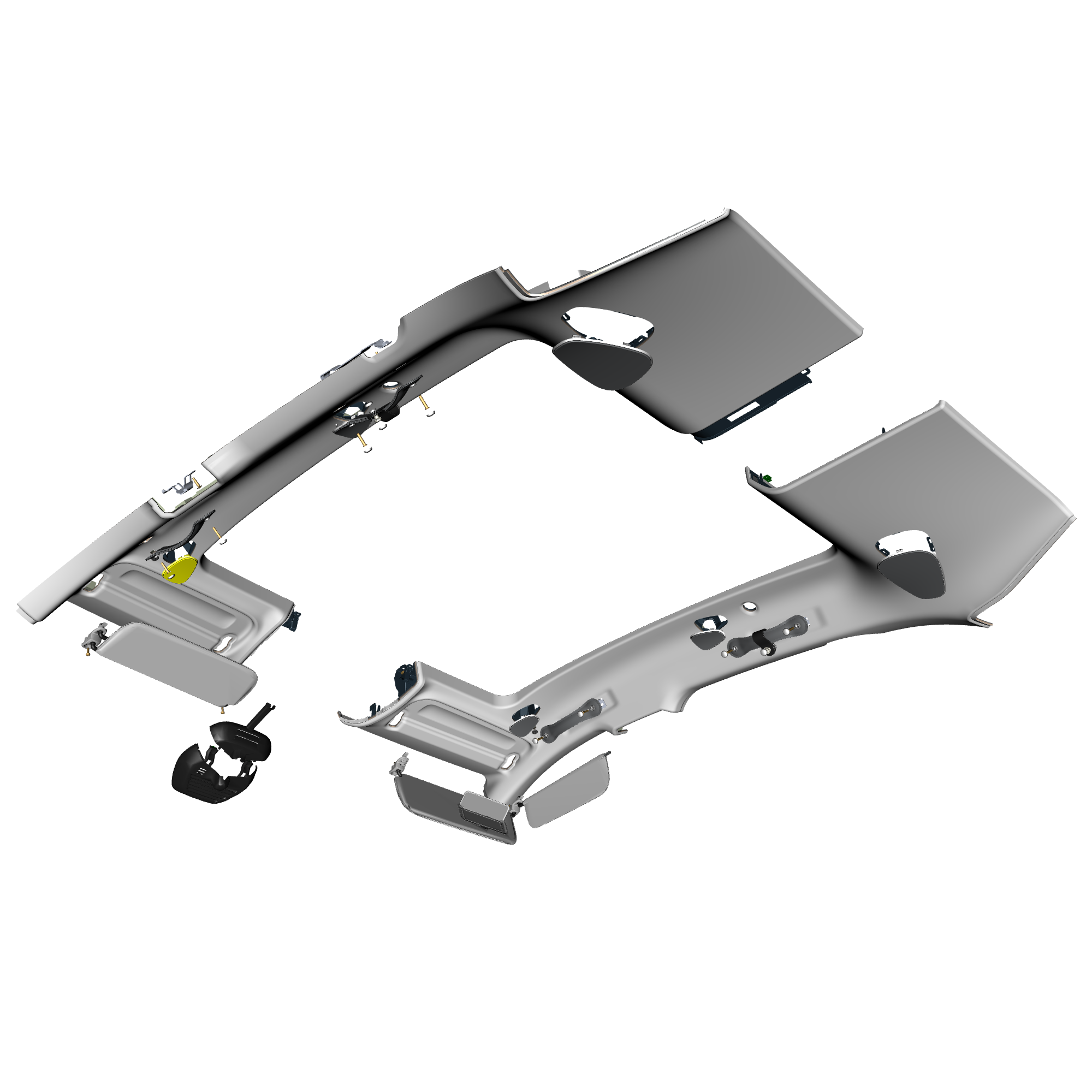 car:DBX,item_no:,quantity:1.0,reference:DBX_PartsCatalogue-300403 Headliner Assembly