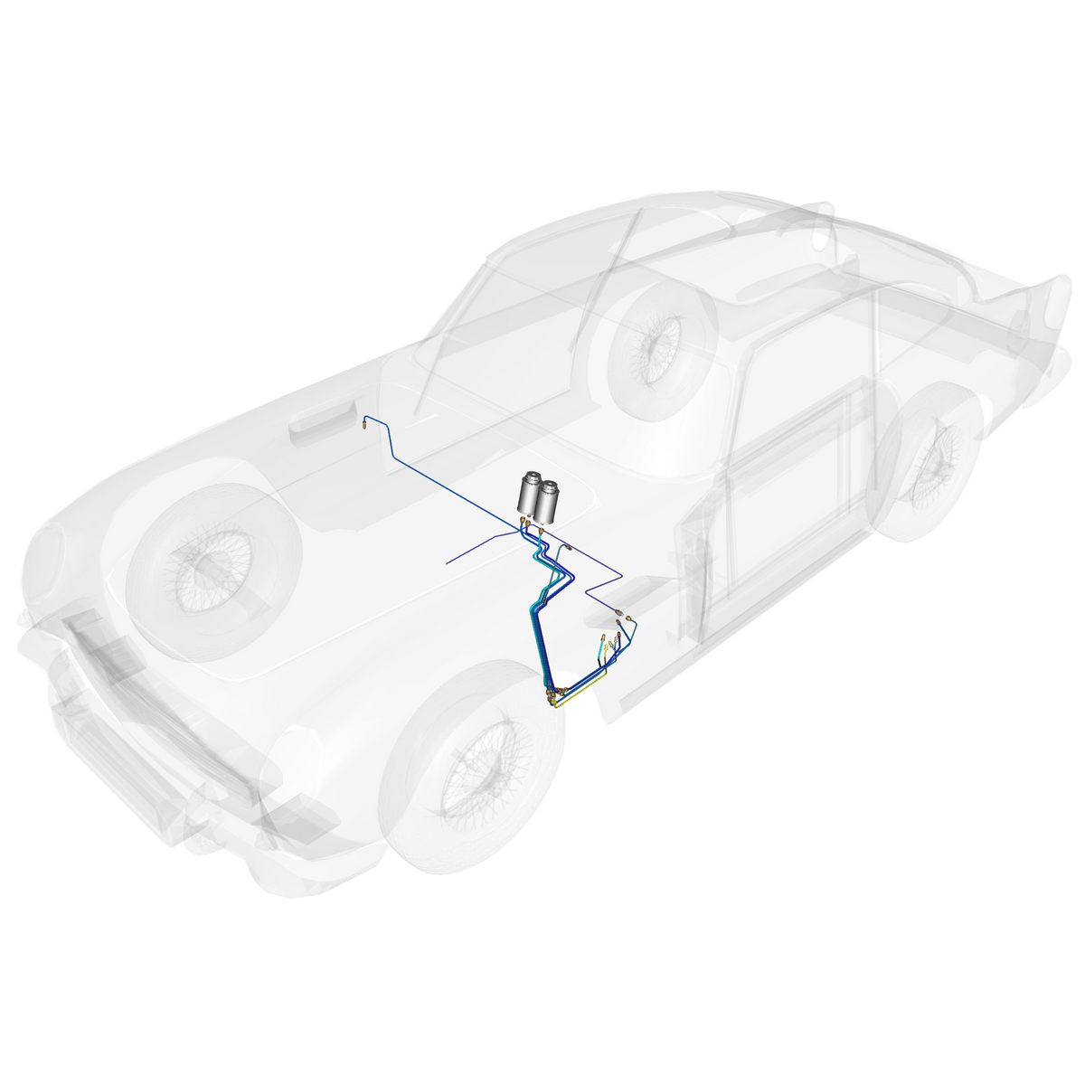 car: DB5 GF,item_no: nan,quantity: 1,reference: DB5GF_PartsCatalogue-430303-20 Brake Lines LHD