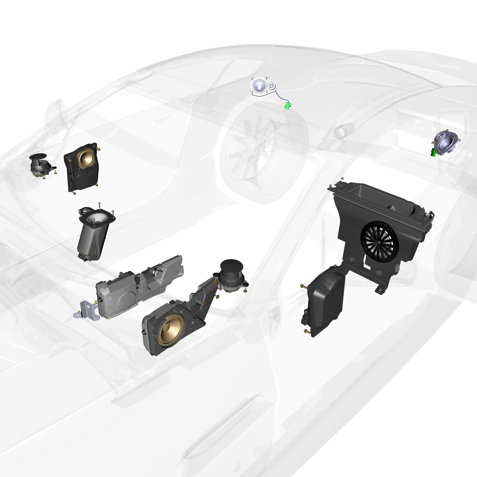 car:VANTAGE V12S,item_no:,quantity:3,reference:VANTAGE_V12S_PartsCatalogue-150301-D3 Speaker System Premium