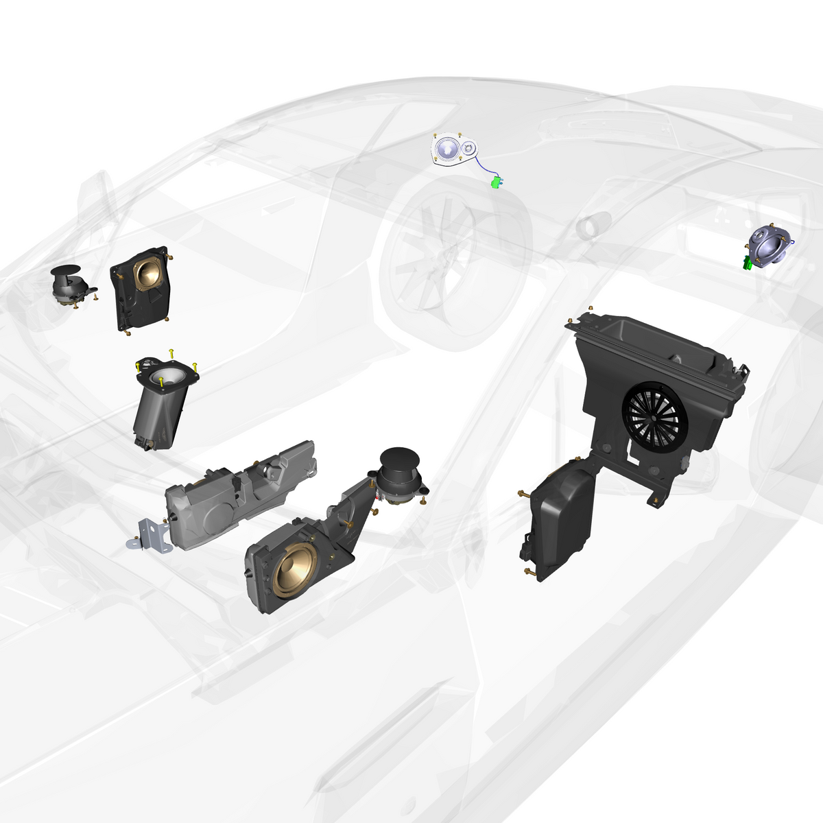 car:VANTAGE V12S,item_no:,quantity:4,reference:VANTAGE_V12S_PartsCatalogue-150301-D3 Speaker System Premium