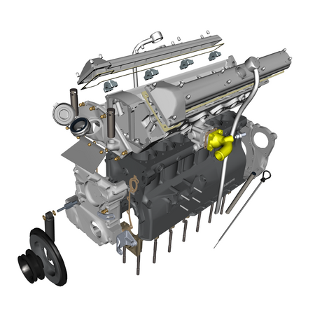 car:db5 gf,item_no:,quantity:1,reference:db5gf_partscatalogue-031600-10 engine structure