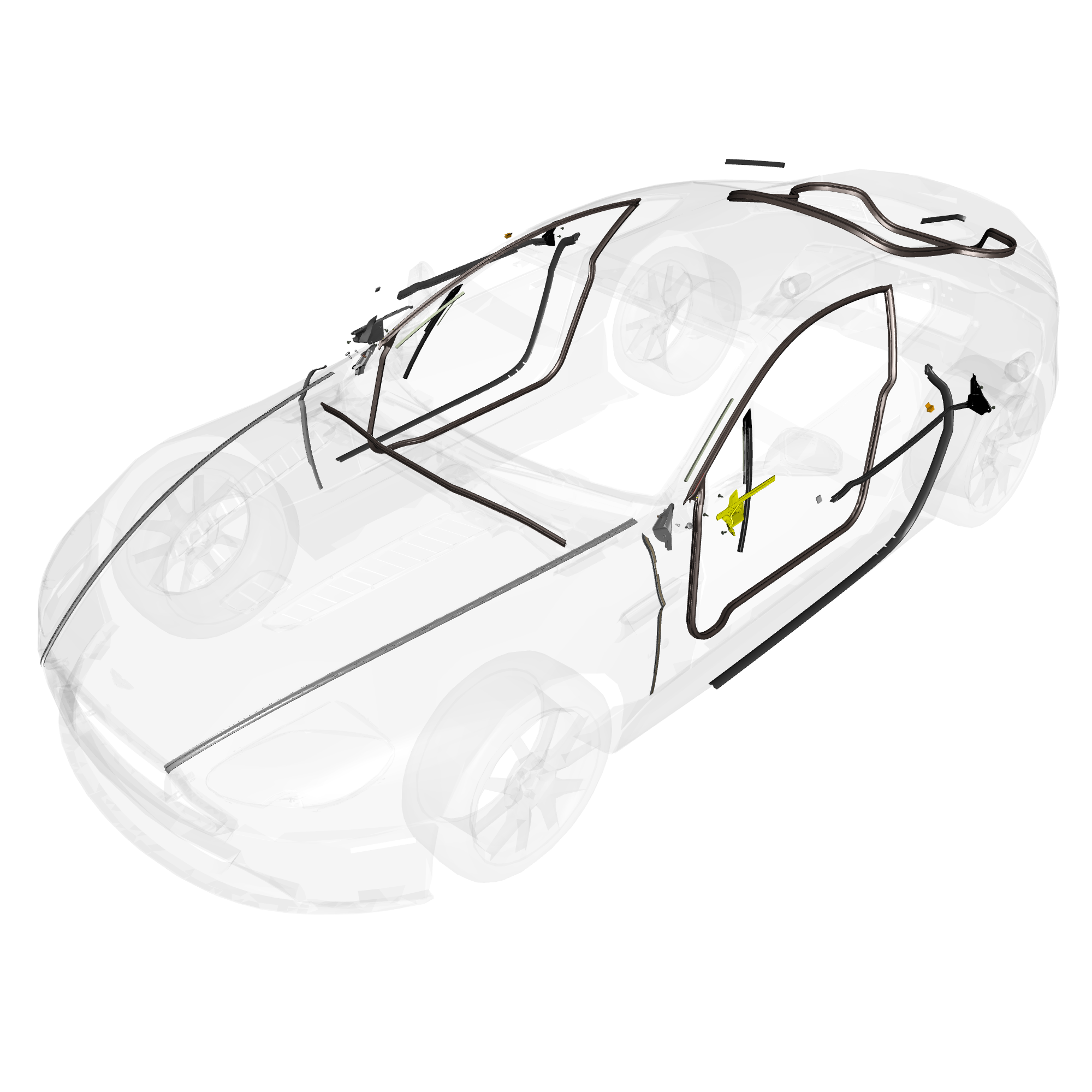 car:VANTAGE V12S,item_no:,quantity:1,reference:VANTAGE_V12S_PartsCatalogue-010702-B1 Dynamic Weatherstrips