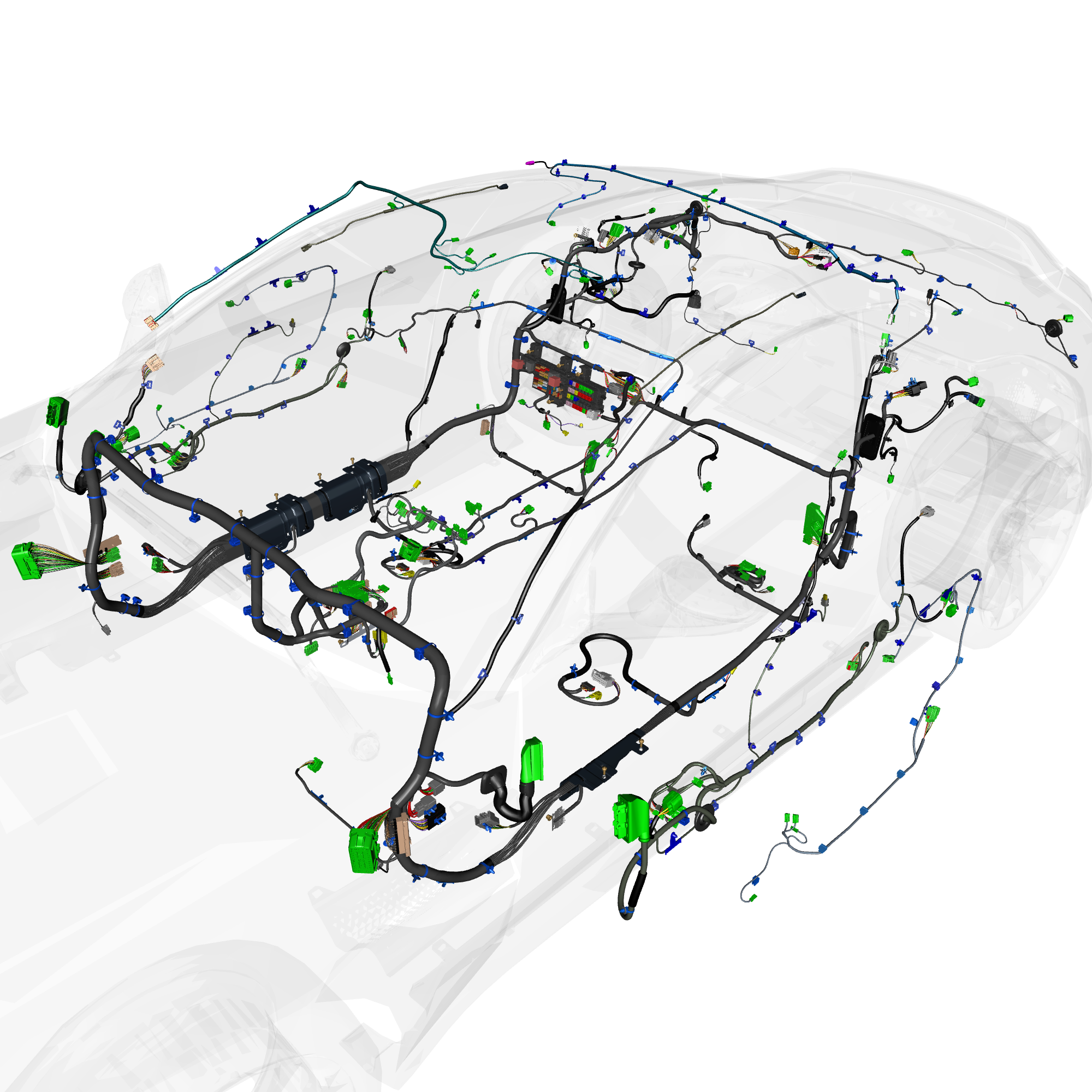car:VANTAGE,item_no:,quantity:1,reference:VANTAGE_19_PartsCatalogue-180103-10 Body Wiring Assembly