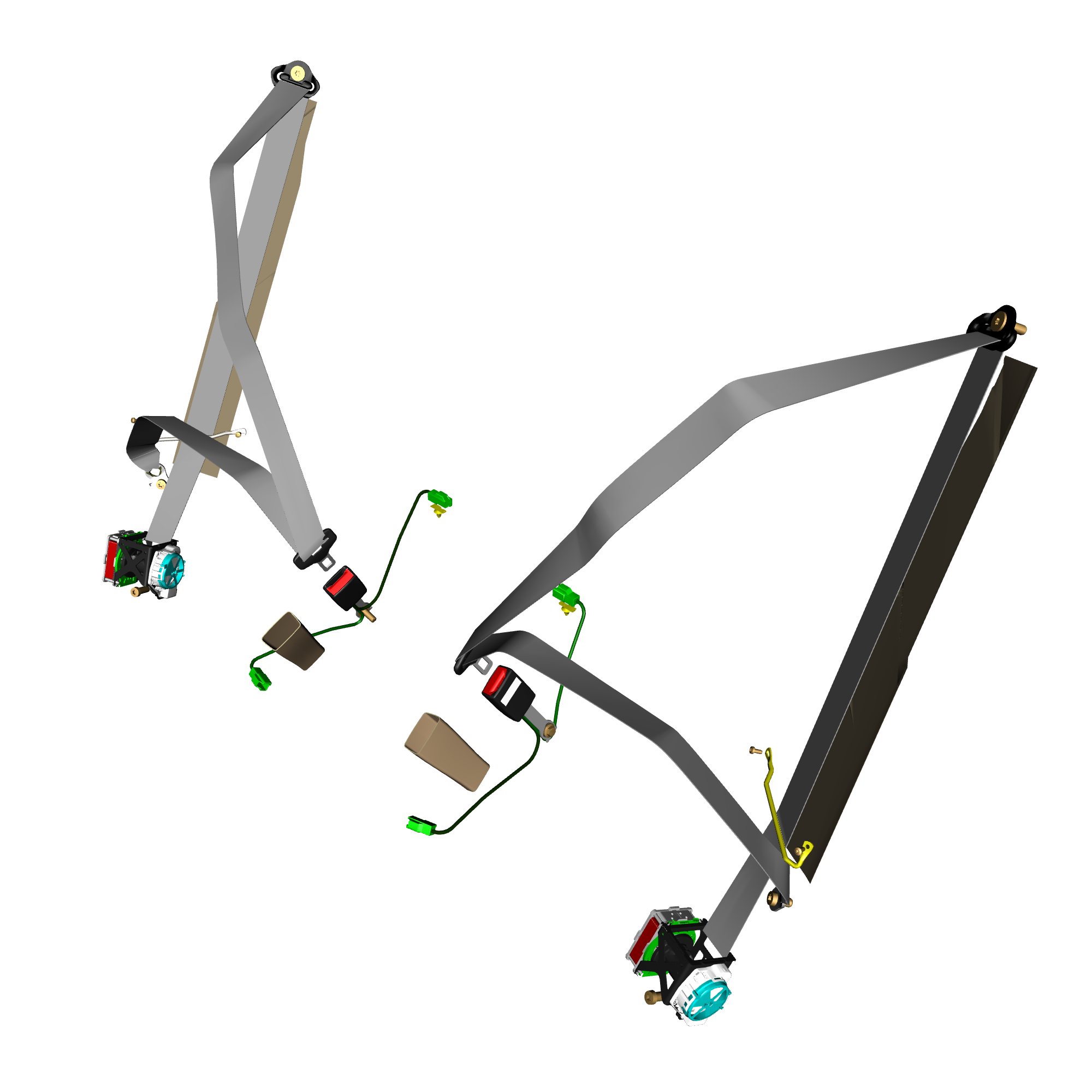 car:taraf,item_no:,quantity:1,reference:taraf_partscatalogue-012005-01 rear seat belts