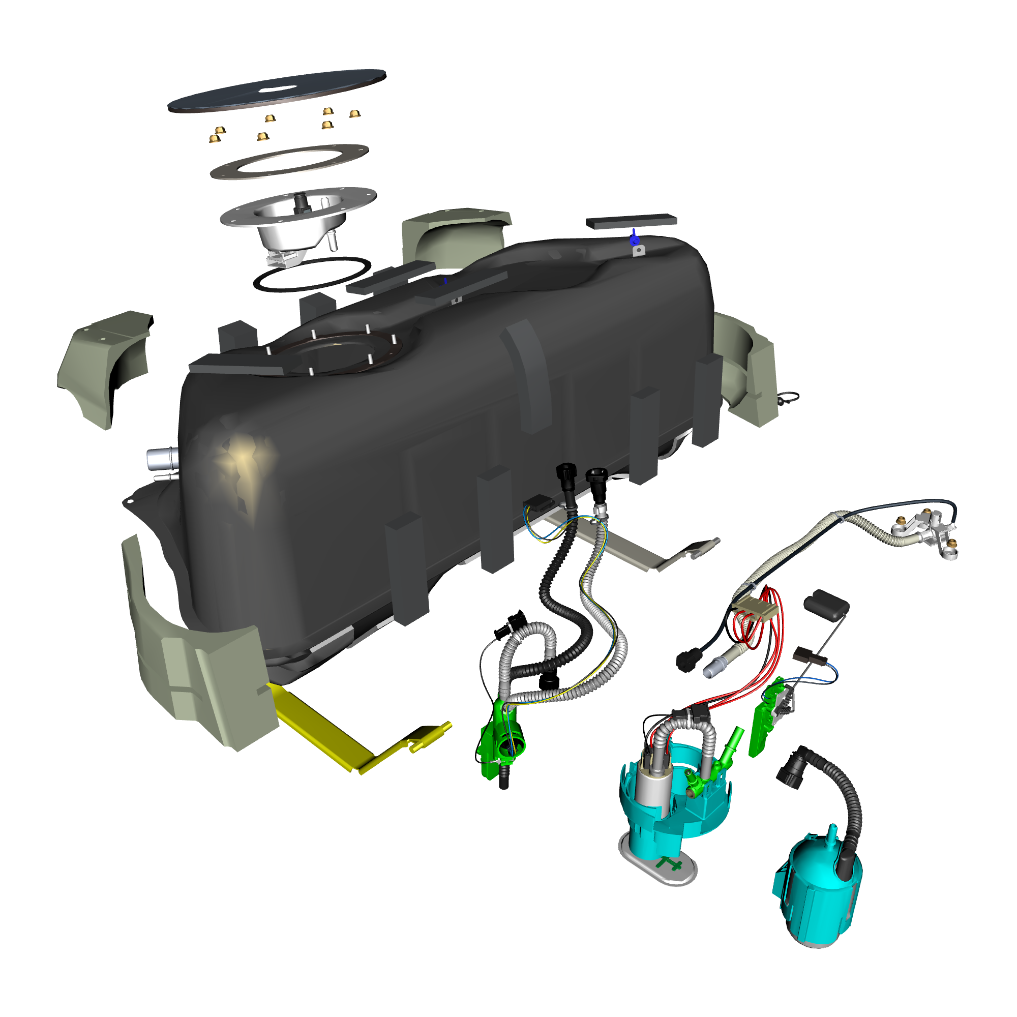 car: VANQUISH,item_no: nan,quantity: 1,reference: VANQUISH_25_PartsCatalogue-100101 Fuel Tank Assembly