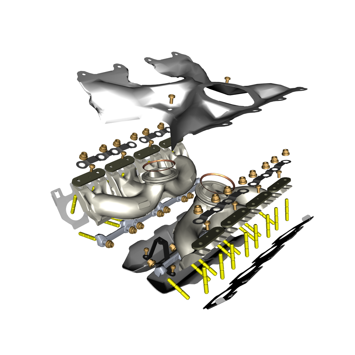 car: DB12,item_no: nan,quantity: 32,reference: DB12_24_PartsCatalogue-032112-10 Exhaust Manifold