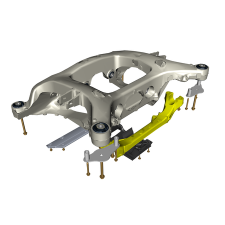 car: DBX,item_no: nan,quantity: 1,reference: DBX_PartsCatalogue-400102 Rear Subframe