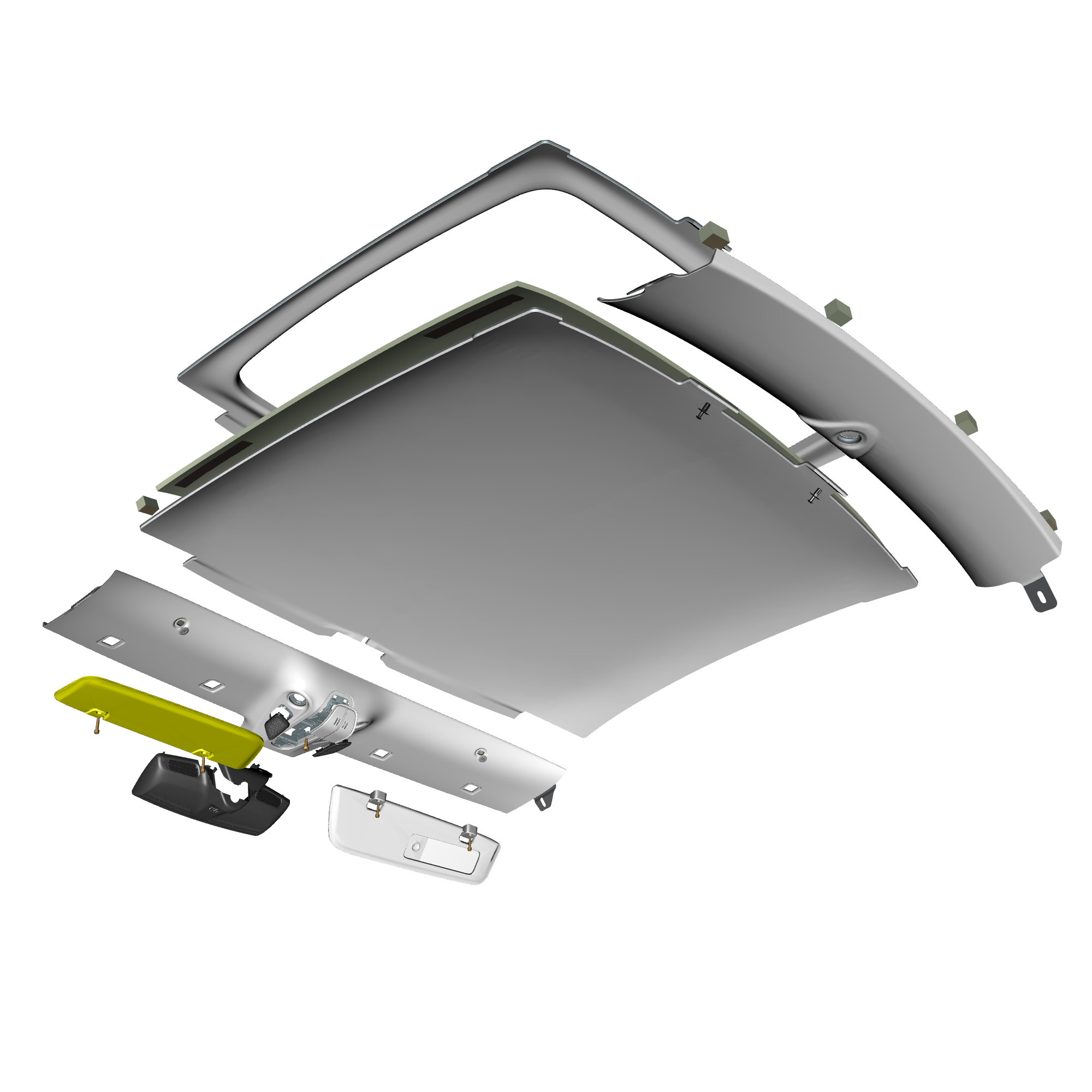 car:DB12,item_no:,quantity:1.0,reference:DB12_24_PartsCatalogue-010503-10 Headliner Assembly