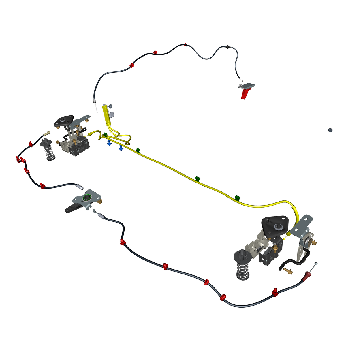 car: VANQUISH,item_no: nan,quantity: 1.0,reference: VANQUISH_25_PartsCatalogue-011403 Bonnet Latch System