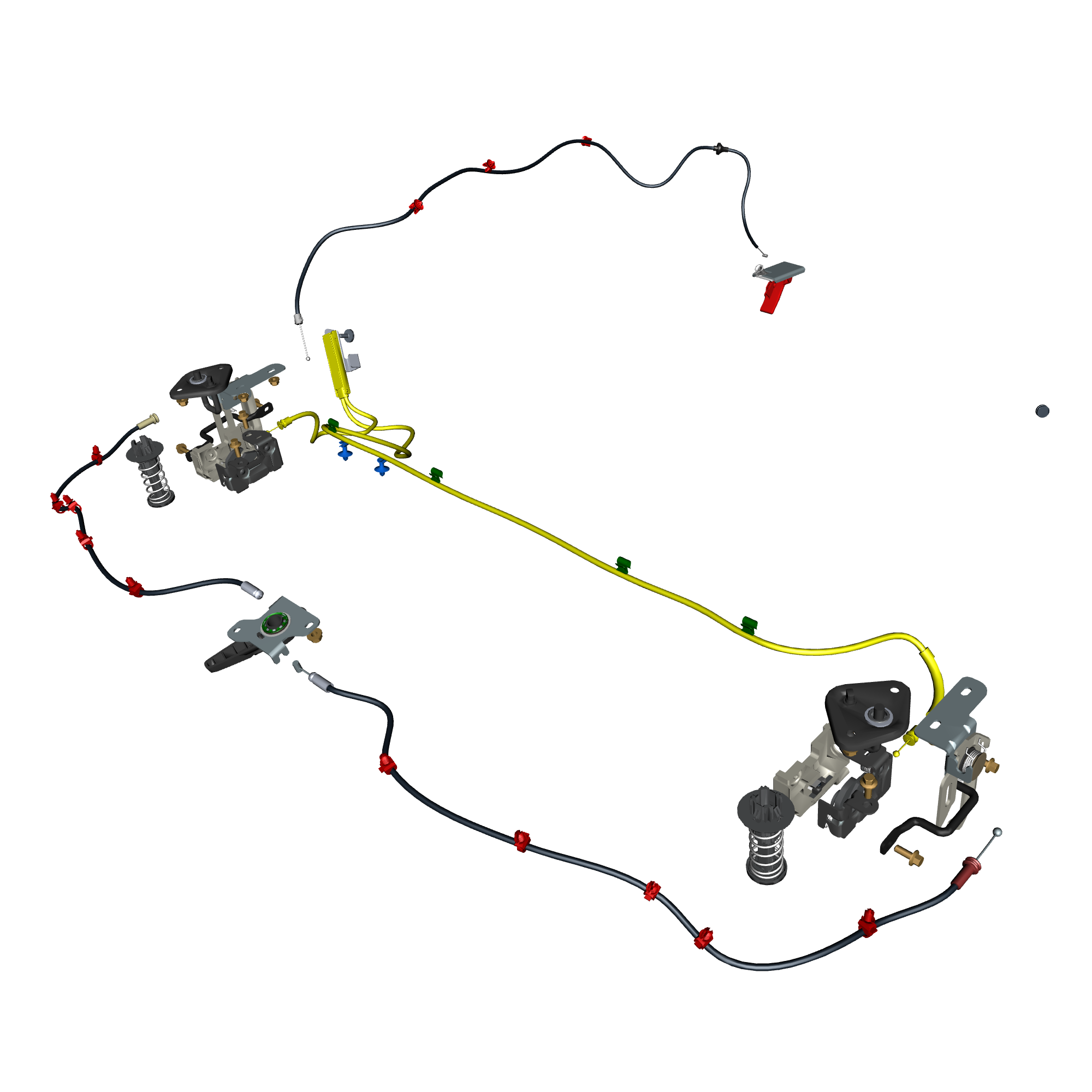 car: VANQUISH,item_no: nan,quantity: 1.0,reference: VANQUISH_25_PartsCatalogue-011403 Bonnet Latch System