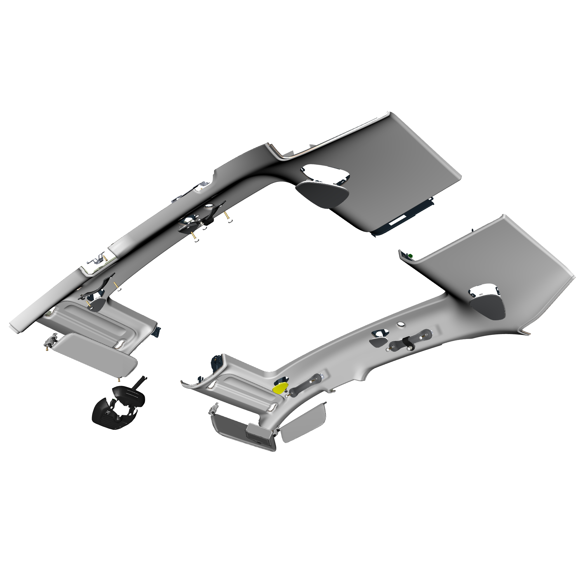 car:DBX,item_no:,quantity:1.0,reference:DBX_PartsCatalogue-300403 Headliner Assembly