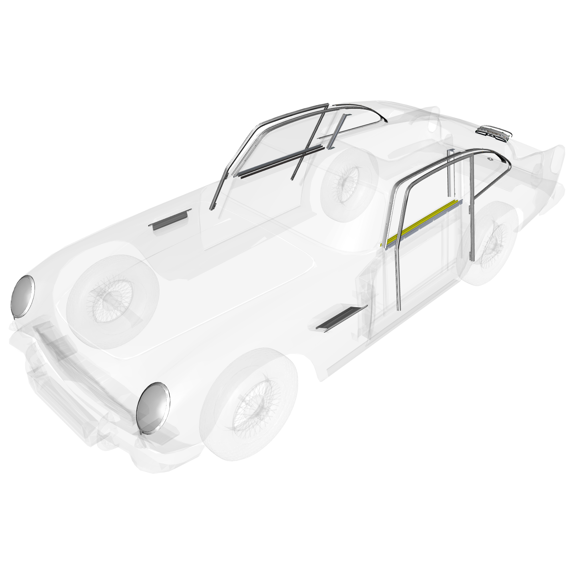 car: DB5 GF,item_no: nan,quantity: 2,reference: DB5GF_PartsCatalogue-310200-10 Body & Side Trim