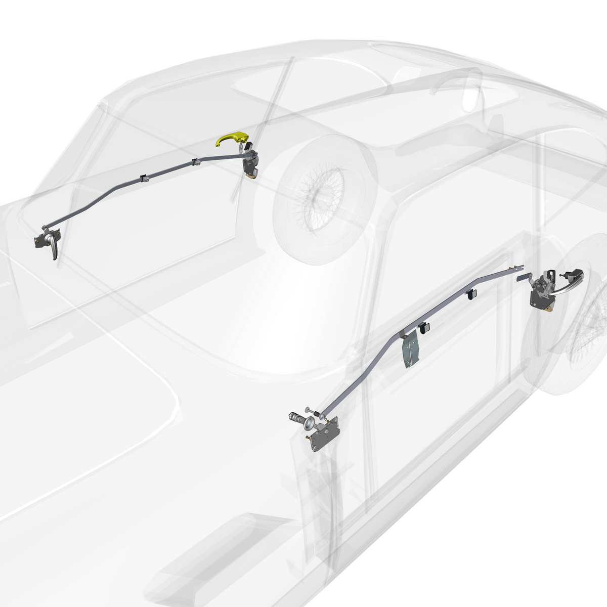 car:db5 gf,item_no:,quantity:1,reference:db5gf_partscatalogue-310905-10 door latch sytem