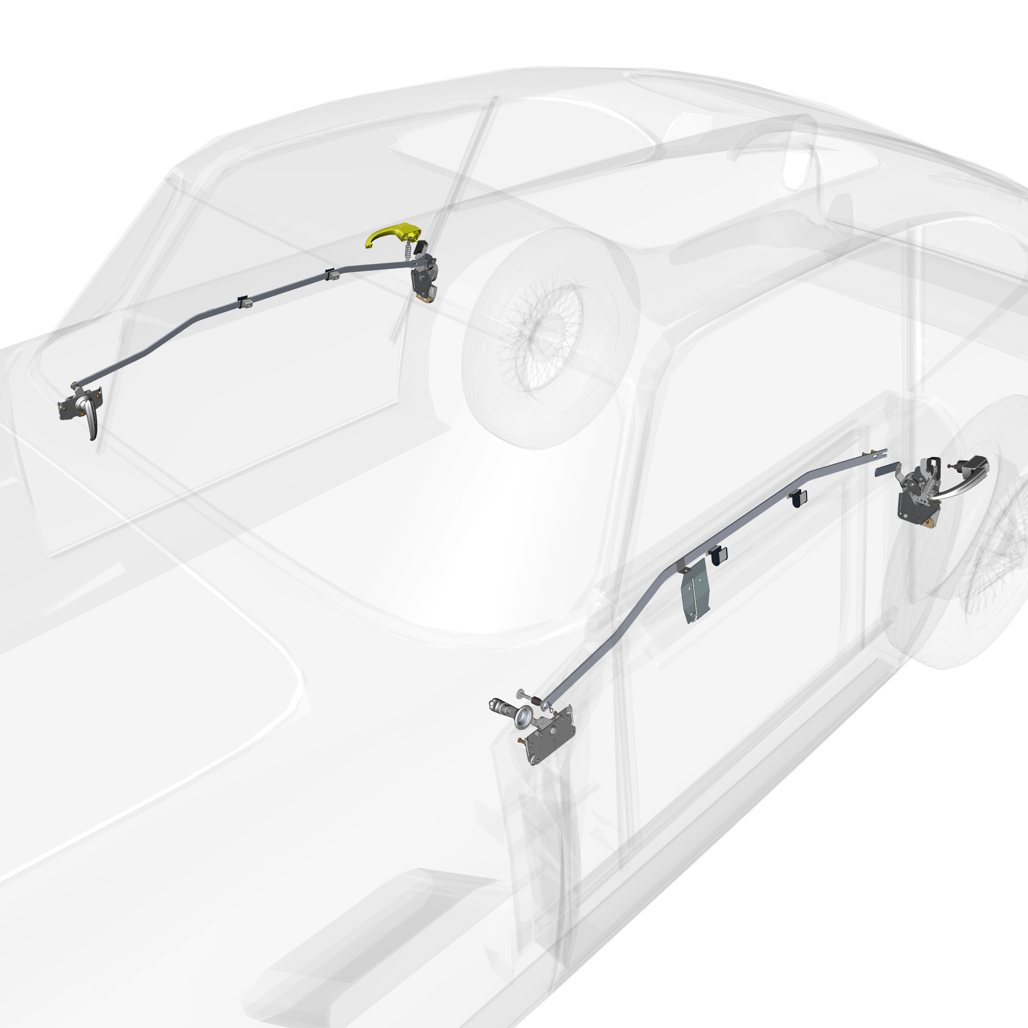 car:db5 gf,item_no:,quantity:1,reference:db5gf_partscatalogue-310905-10 door latch sytem
