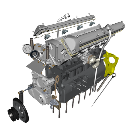 car: DB5 GF,item_no: nan,quantity: 1,reference: DB5GF_PartsCatalogue-031600-10 Engine Structure