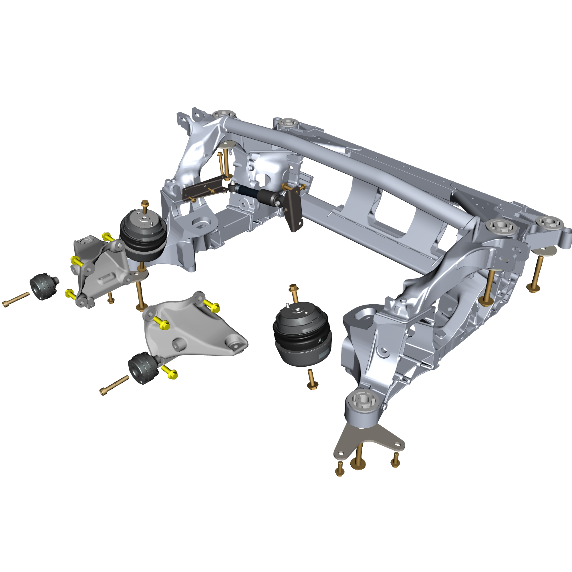 car:VANTAGE,item_no:,quantity:8,reference:VANTAGE_19_PartsCatalogue-020105-00 Rear Subframe