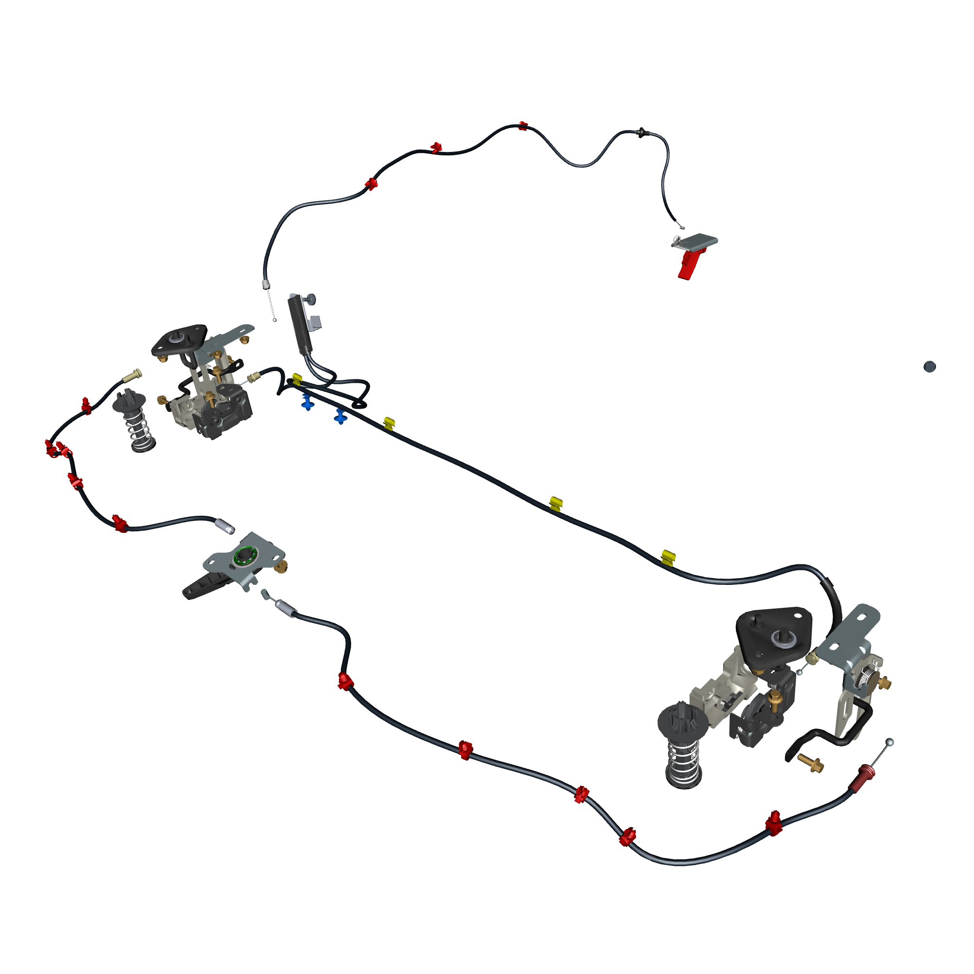 car:VANQUISH,item_no:,quantity:4.0,reference:VANQUISH_25_PartsCatalogue-011403 Bonnet Latch System