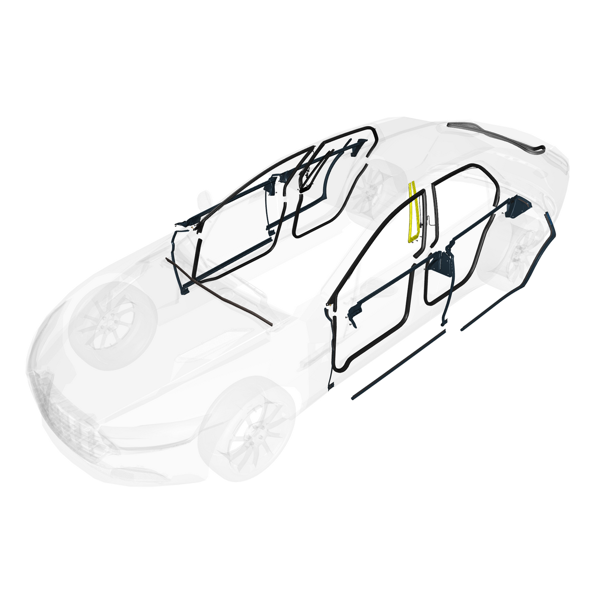 car: TARAF,item_no: nan,quantity: 1,reference: TARAF_PartsCatalogue-010701-01 Dynamic Weatherstrips