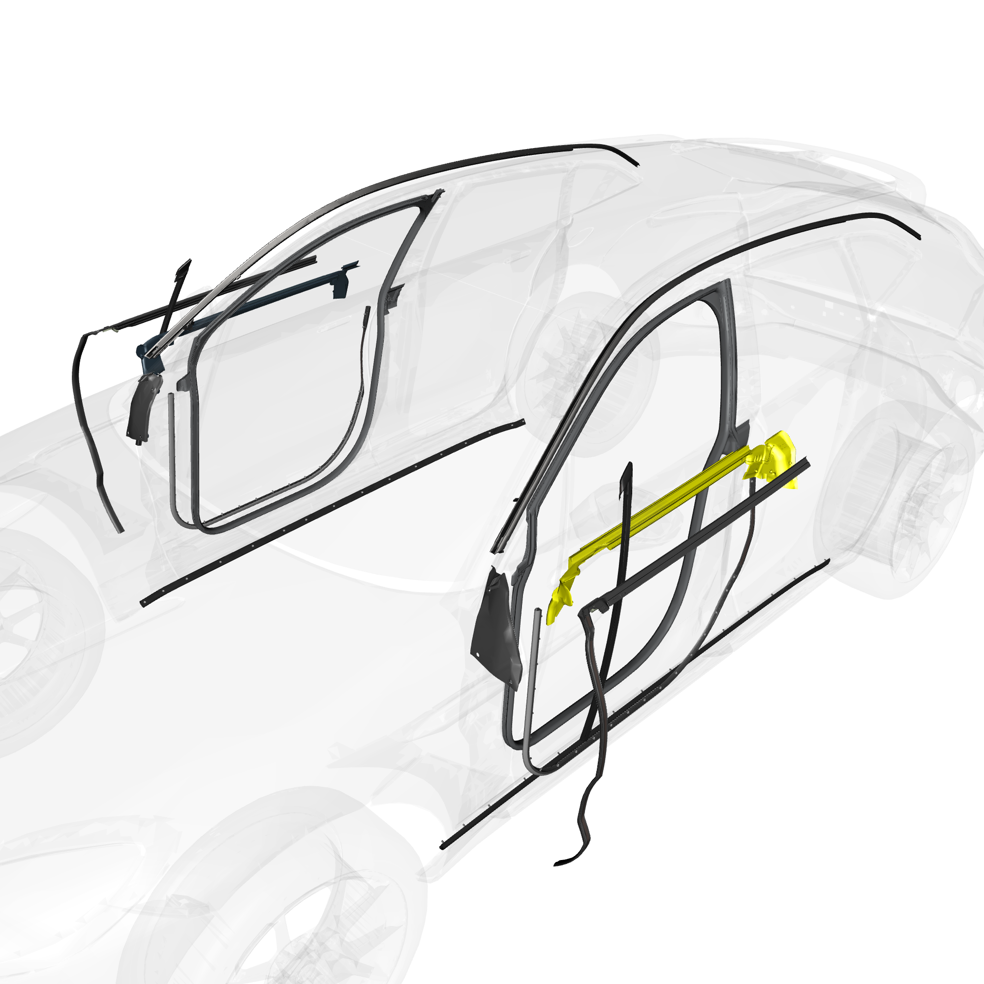 car: DBX,item_no: nan,quantity: 1,reference: DBX_PartsCatalogue-310501-10 Front Door Weatherstrip
