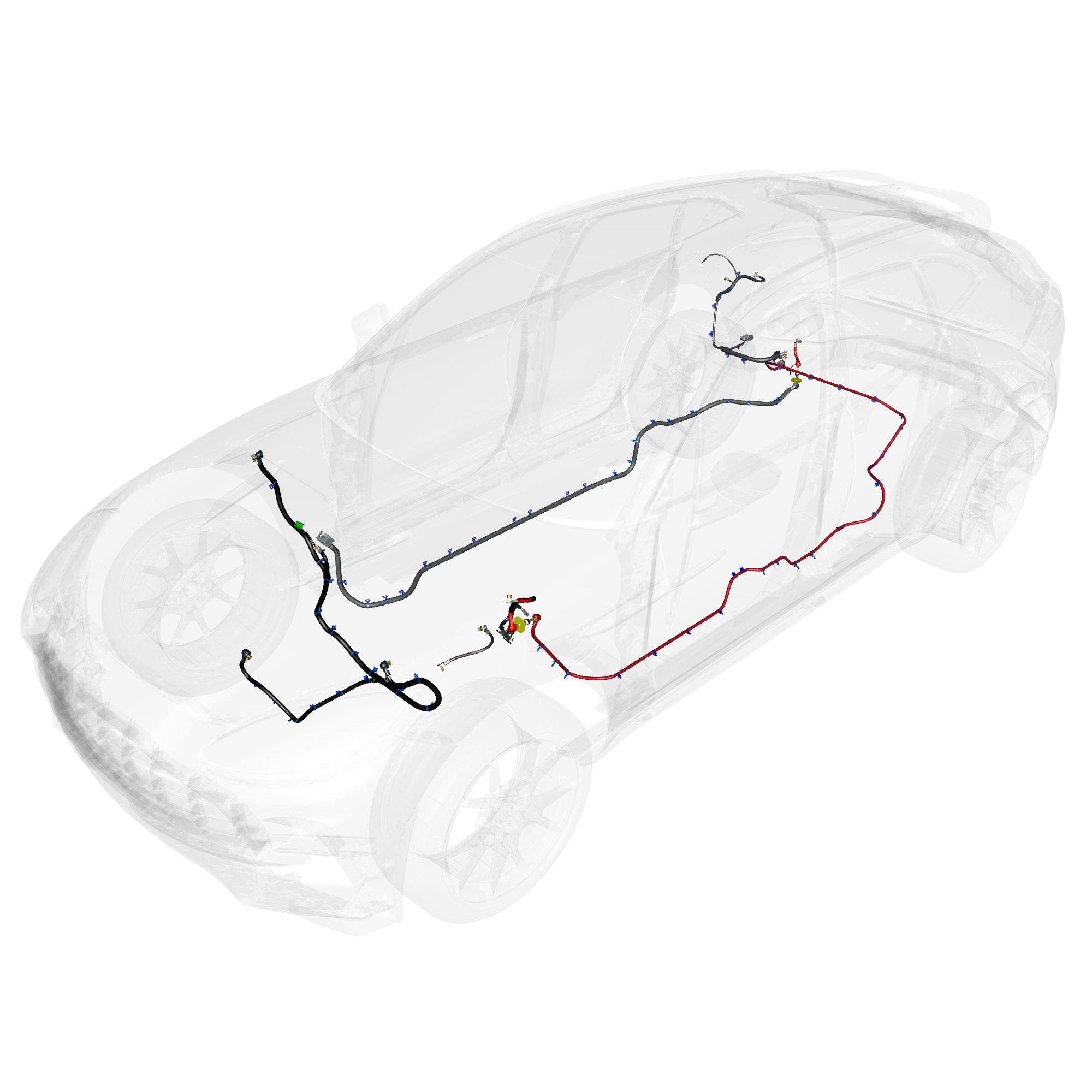 car: DBX,item_no: nan,quantity: 2,reference: DBX_PartsCatalogue-630203-10 Battery Cables 12v