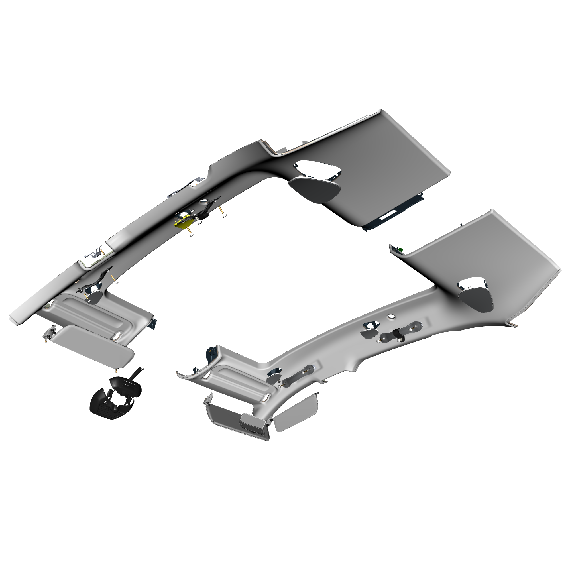 car:DBX,item_no:,quantity:1.0,reference:DBX_PartsCatalogue-300403 Headliner Assembly