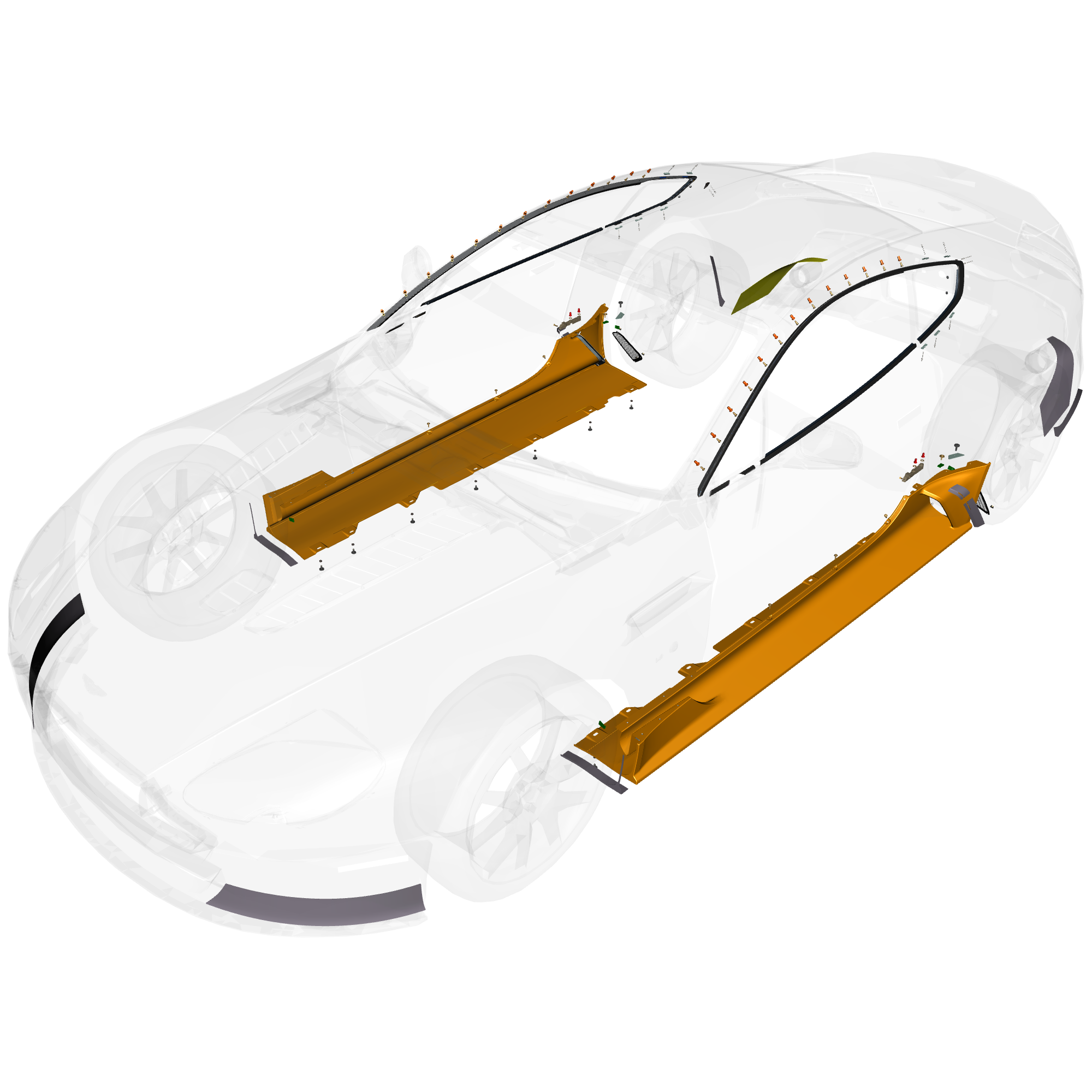 car: VANTAGE V12S,item_no: nan,quantity: 1,reference: VANTAGE_V12S_PartsCatalogue-010806-01 Body & Side Trim - GT12