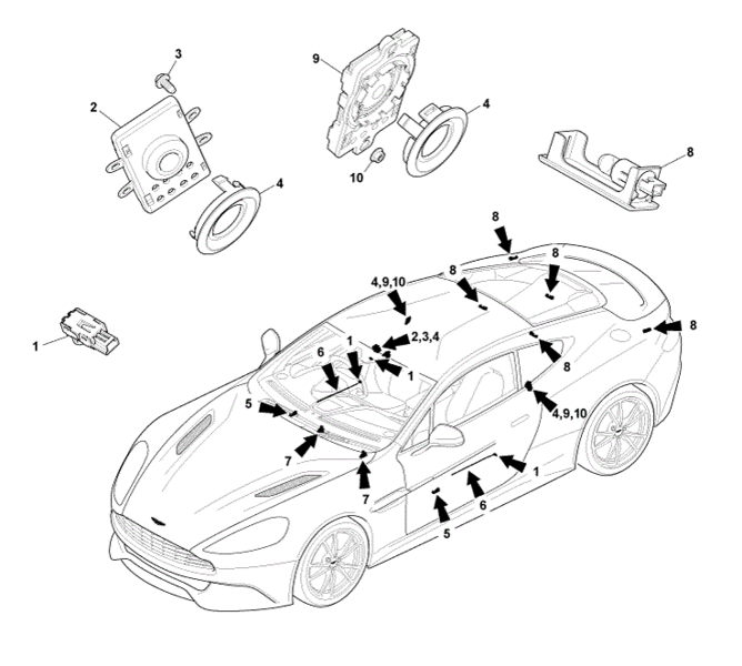 Image of REAR OCCUPANT LED LAMP HOUSING