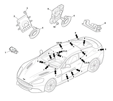Image of REAR OCCUPANT LED LAMP HOUSING