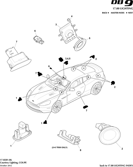 car: DB9,item_no: 8,quantity: 2,reference: DB9_13_00-00-DB9_13_17-0201-06