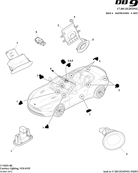 car: DB9,item_no: -,quantity: A/R,reference: DB9_13_00-00-DB9_13_17-0201-08