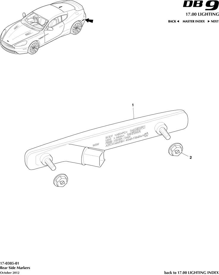 car: DB9,item_no: 2,quantity: 4,reference: DB9_13_00-00-DB9_13_17-0305-01