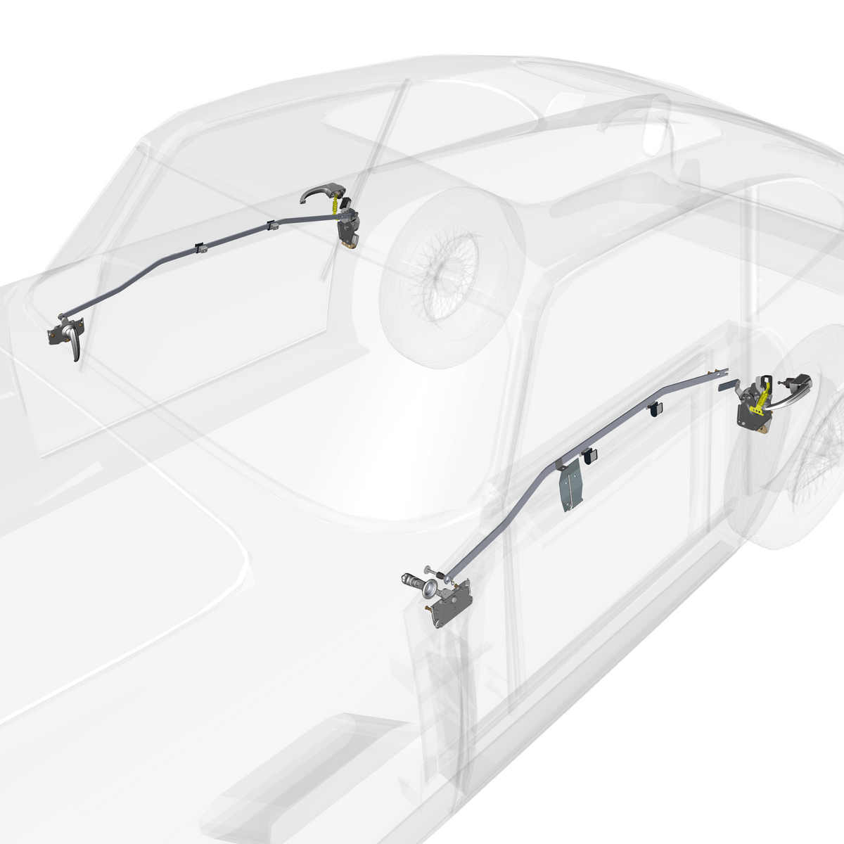 car: DB5 GF,item_no: nan,quantity: 2,reference: DB5GF_PartsCatalogue-310905-10 Door Latch Sytem